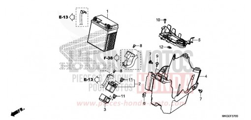 BATTERIE CMX500AP de 2023
